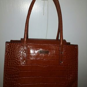Authentic Kate Spade cognac leather satchel